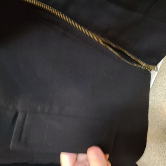 Black Blazer with Zipper Detail - Picture 3 of 9
